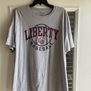 Champion Gray Liberty Baseball Tee